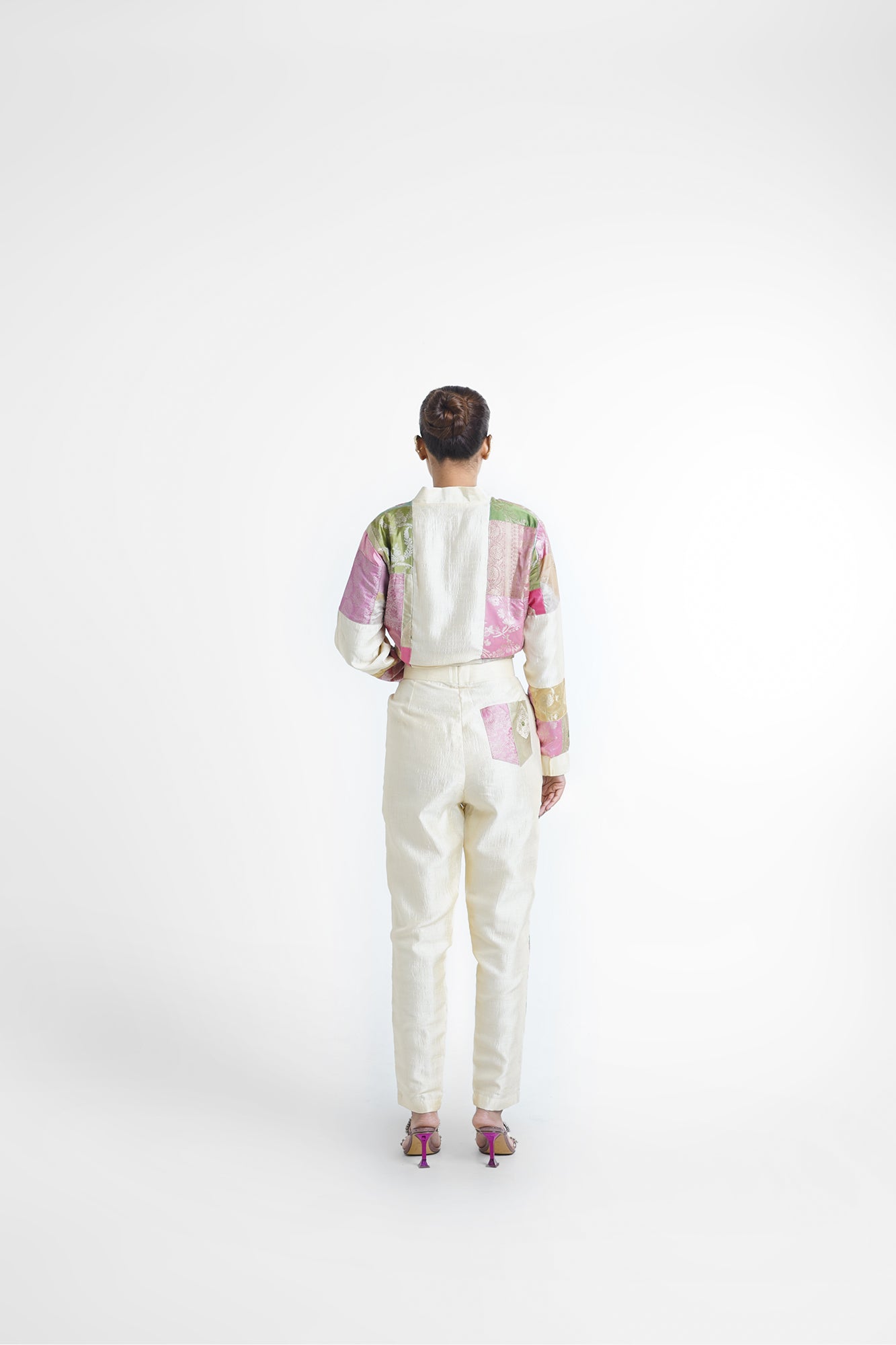 Cheri Upcycled Silk Unisex Bomber Jacket - CiceroniJacketsShriya Singhi