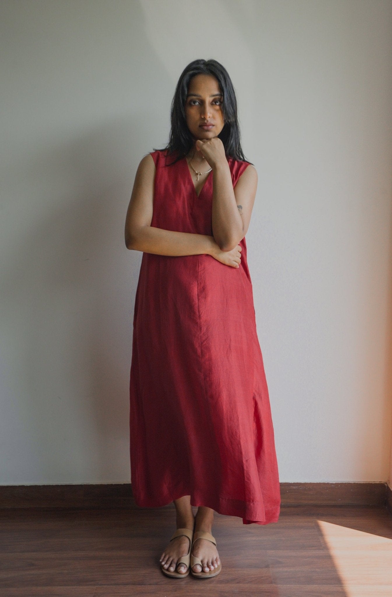 Chilli Red Dress - CiceroniDresseswith N.