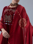 Chimi Red Dupatta - CiceroniDupattaShades of India