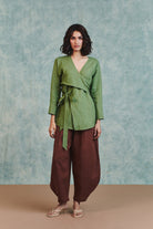 Chocolate Linen Billow Pants - CiceroniWomen PantsSaphed