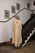 Chowa Kurta Set - Ecru and Pink - CiceroniKurta Set, Everyday WearKhyati Rughani