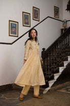 Chowa Kurta Set - Ecru and Yellow - CiceroniKurta Set, Everyday WearKhyati Rughani
