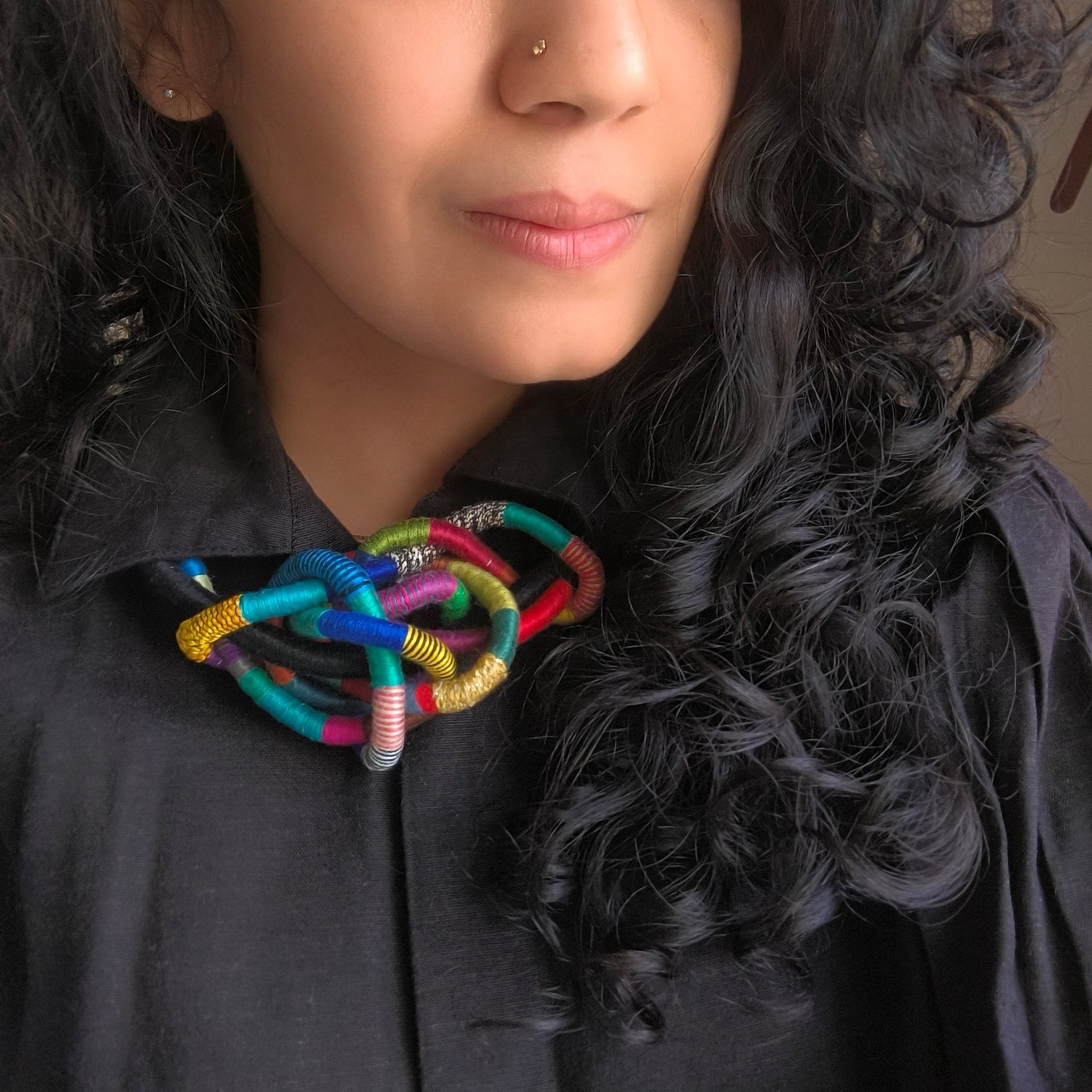 Chromatic Knot Necklace - CiceroniNeckpieceBandish