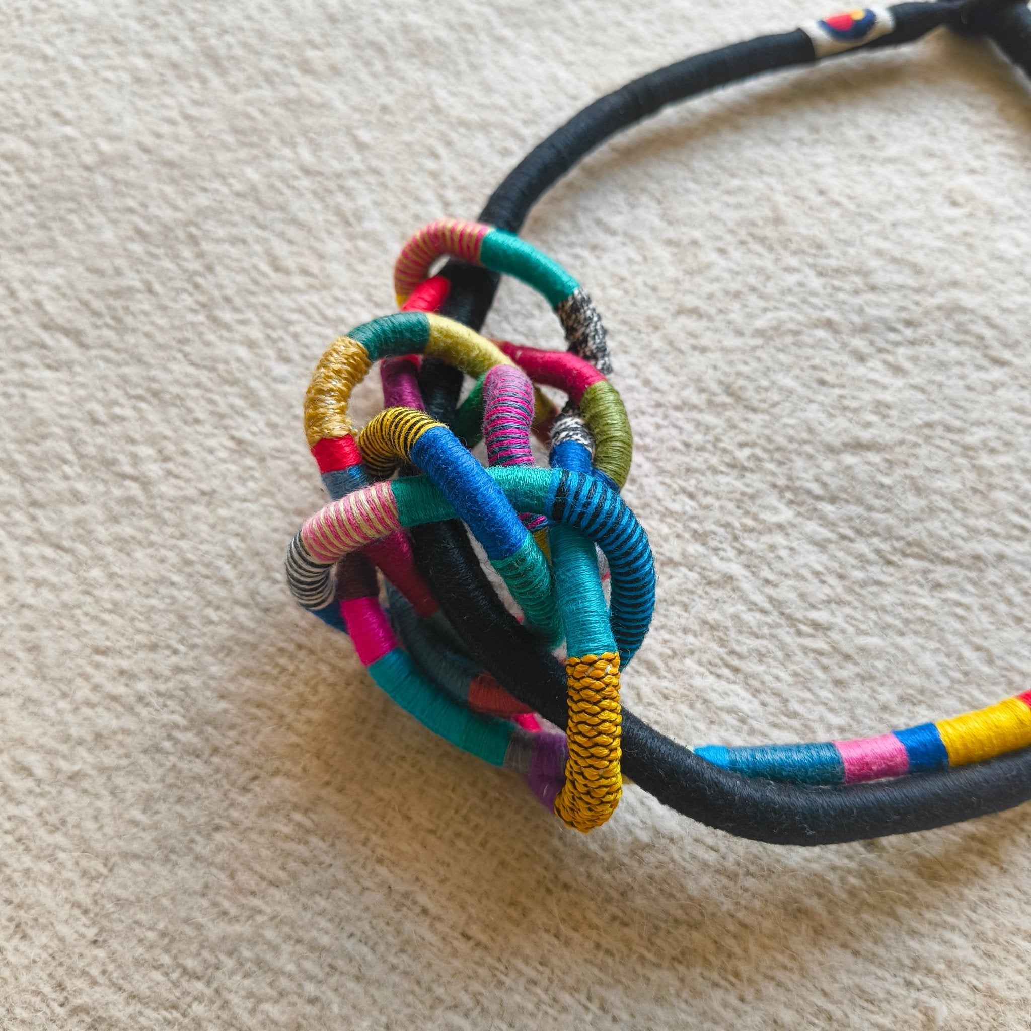 Chromatic Knot Necklace - CiceroniNeckpieceBandish
