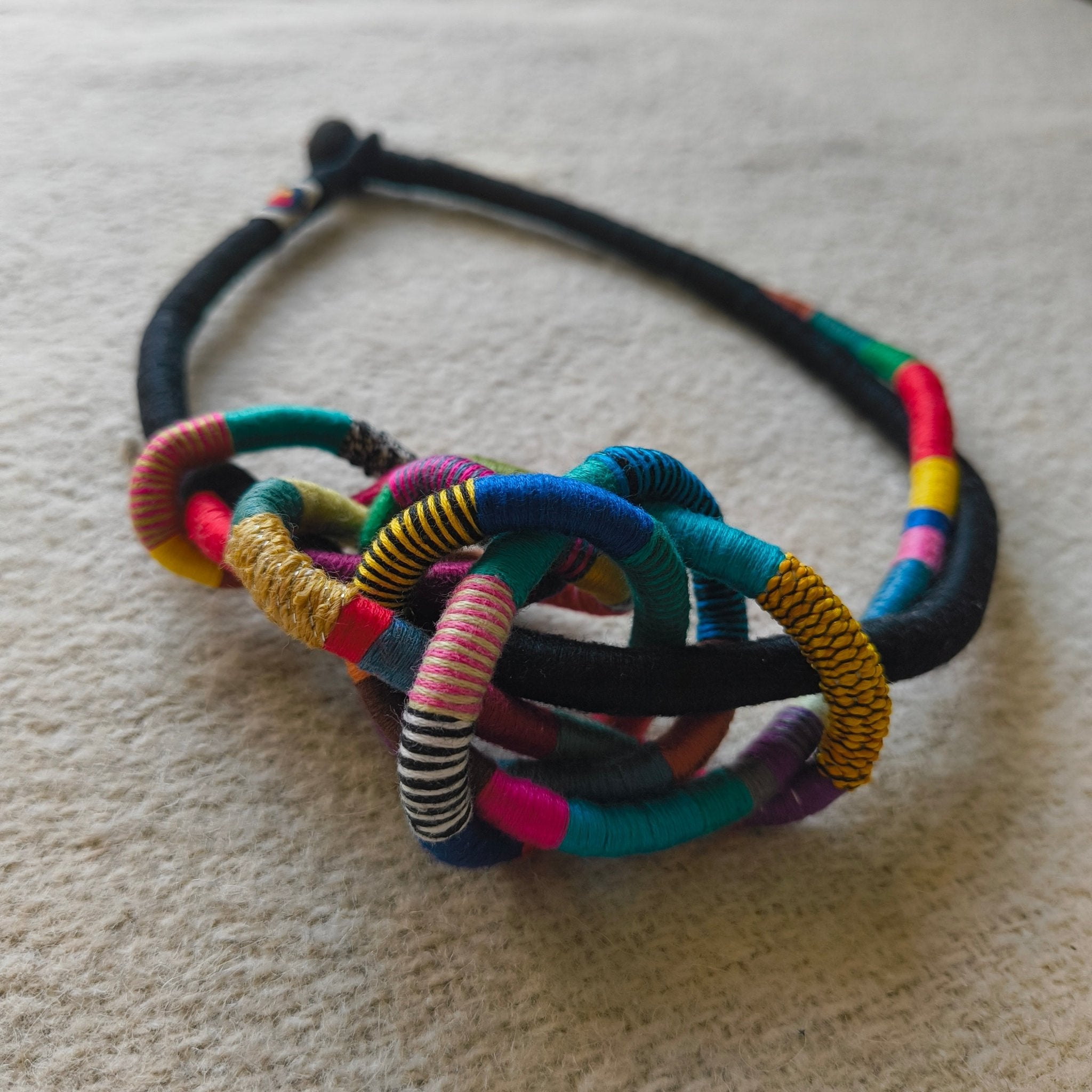 Chromatic Knot Necklace - CiceroniNeckpieceBandish