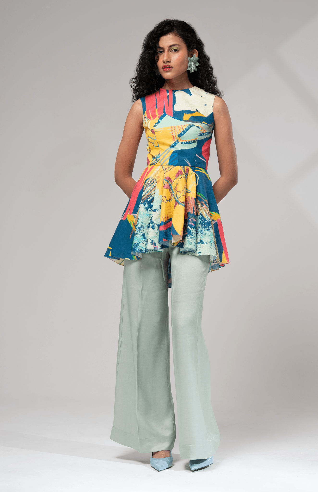 Ciel Peplum Top - CiceroniTopsAdvait