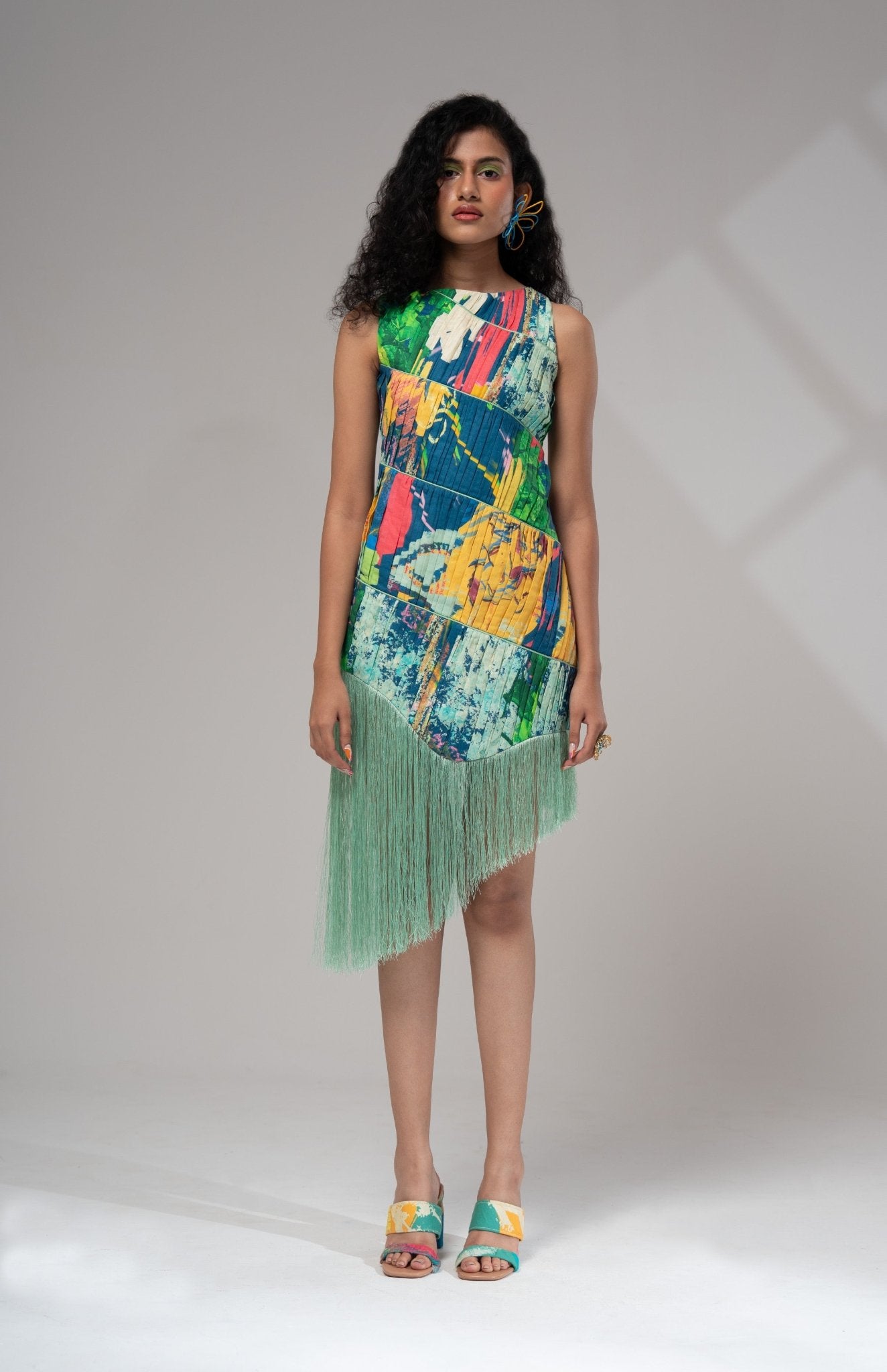 Ciel Pleated Dress - CiceroniDressesAdvait