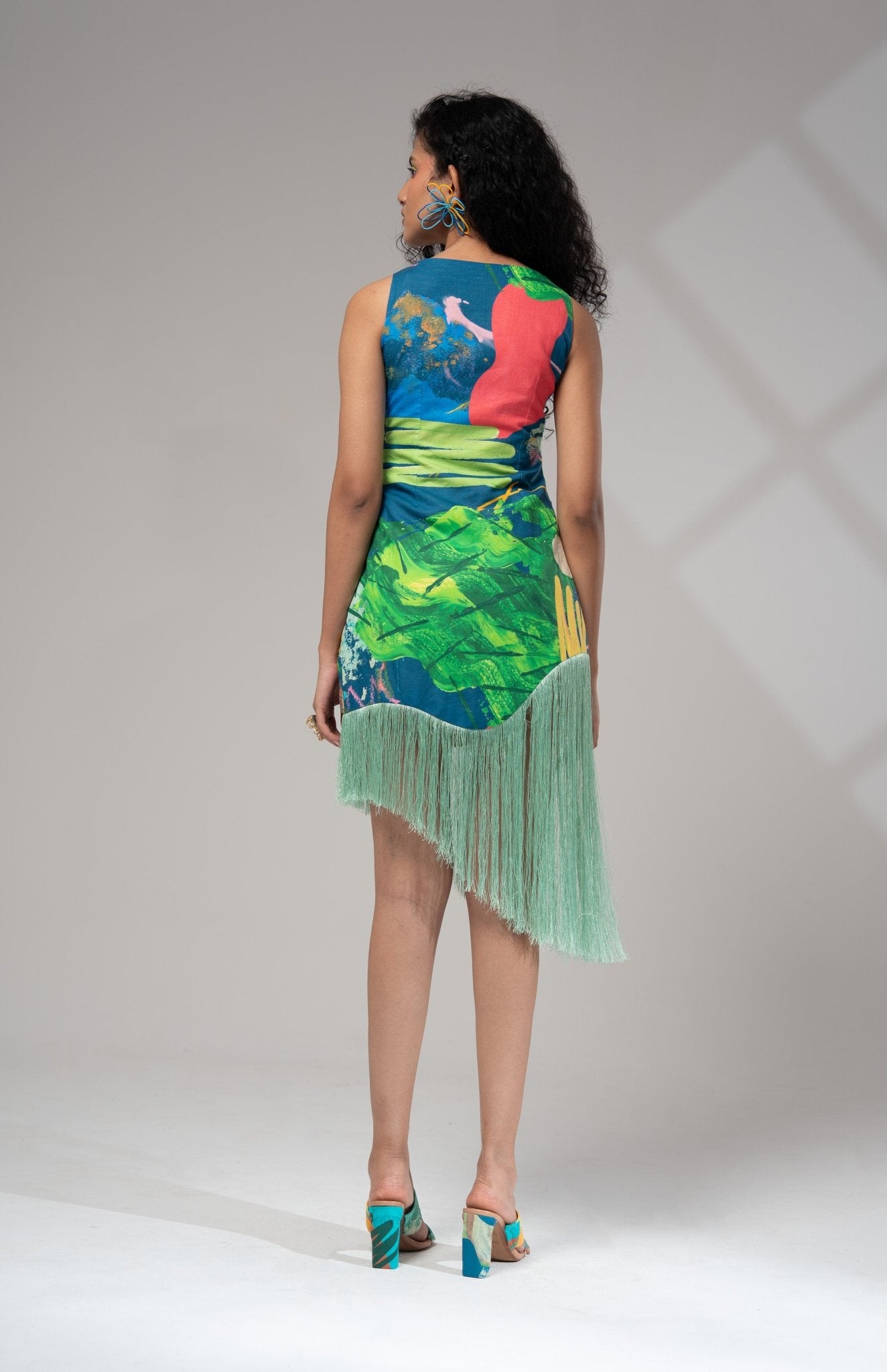 Ciel Pleated Dress - CiceroniDressesAdvait