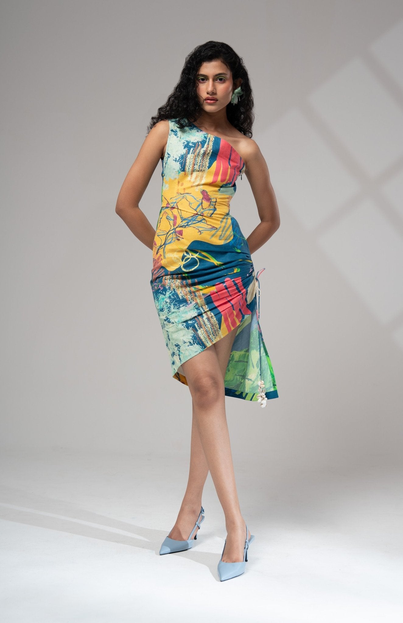 Ciel Ruched Dress - CiceroniDressesAdvait