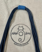 Circular Fabric Neckpiece - Blue - CiceroniNeckpieceNine Lives