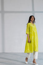 Citron Bandhani Kurta Set - CiceroniKurta SetSilai Studio