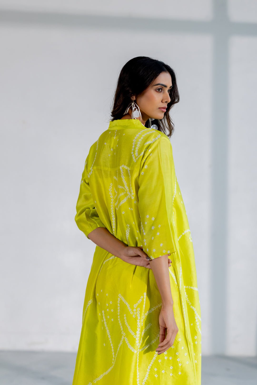 Citron Bandhani Kurta Set - CiceroniKurta SetSilai Studio