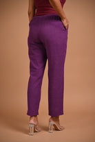 Classic Purple Pant with Pocket - CiceroniPantsRang by Rajvi