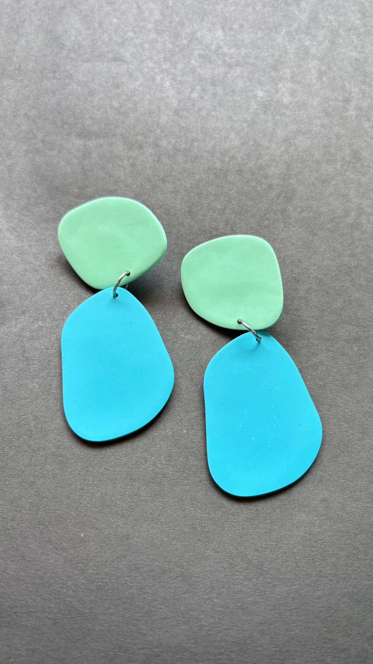 Classic Quads - Mint Green and Turquoise - CiceroniEarringsColoured Ears