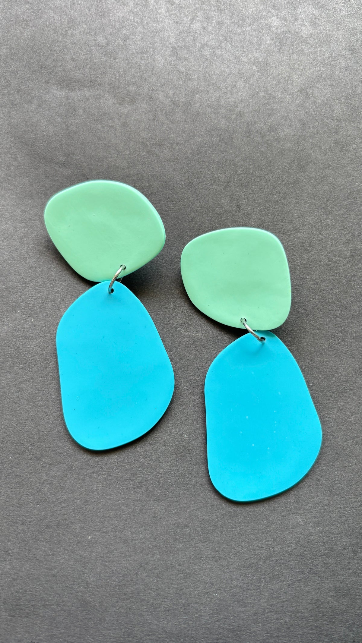 Classic Quads - Mint Green and Turquoise - CiceroniEarringsColoured Ears