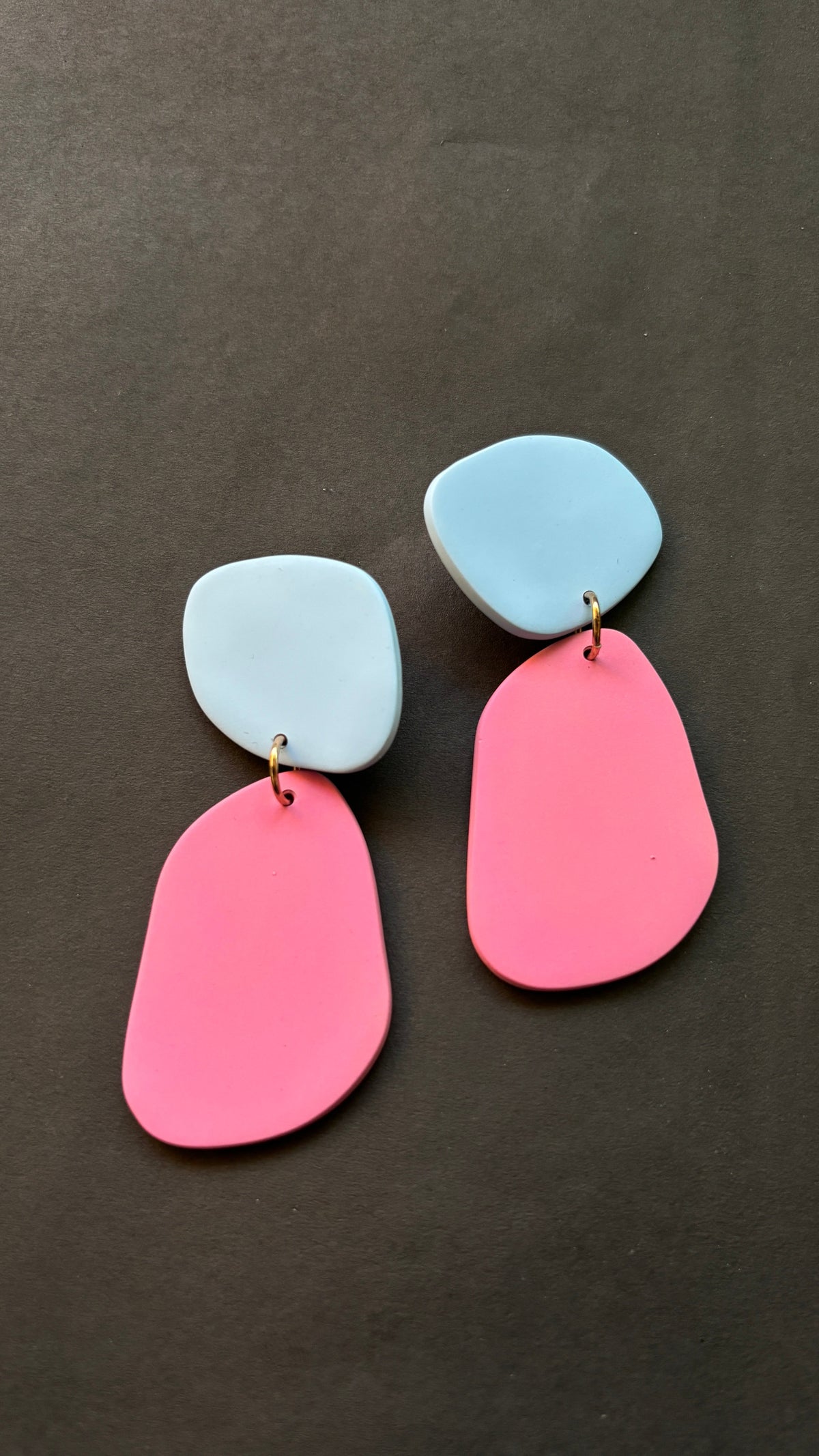 Classic Quads - Pale Blue and Blush - CiceroniEarringsColoured Ears