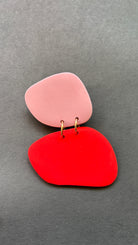 Classic Quads - Red and Paeony - CiceroniEarringsColoured Ears