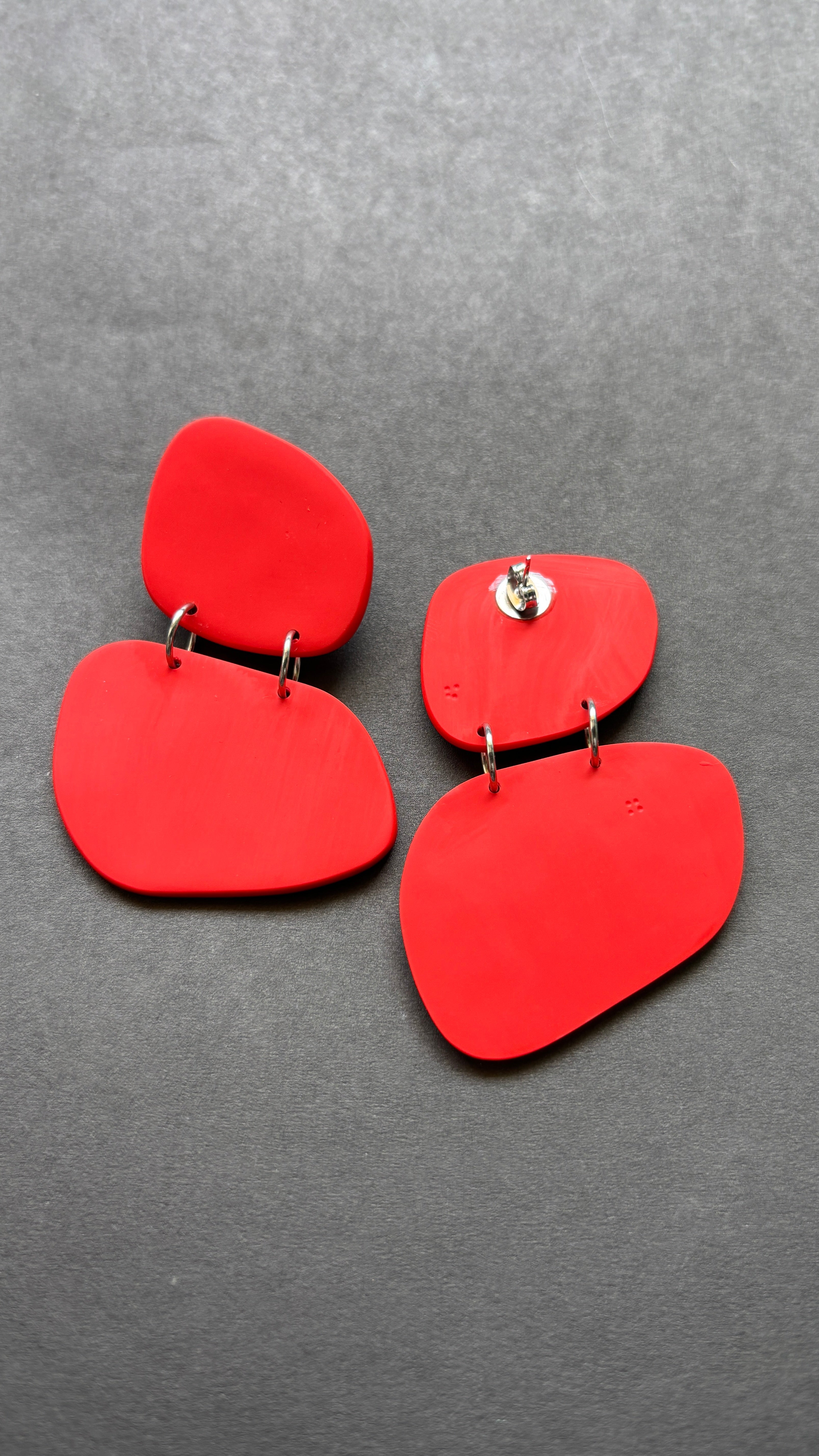 Classic Quads - Red - CiceroniEarringsColoured Ears