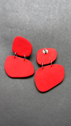 Classic Quads - Red - CiceroniEarringsColoured Ears