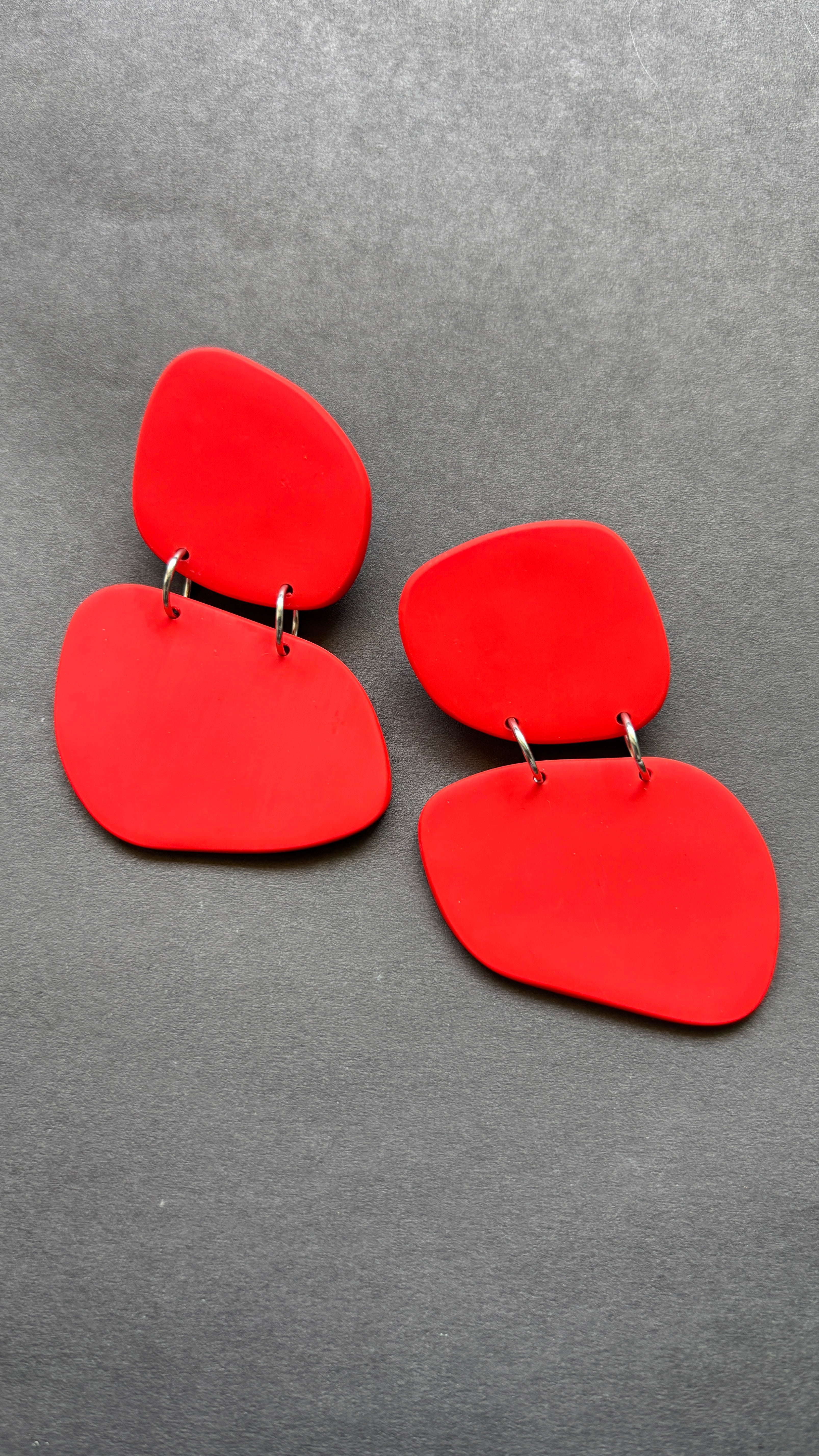 Classic Quads - Red - CiceroniEarringsColoured Ears