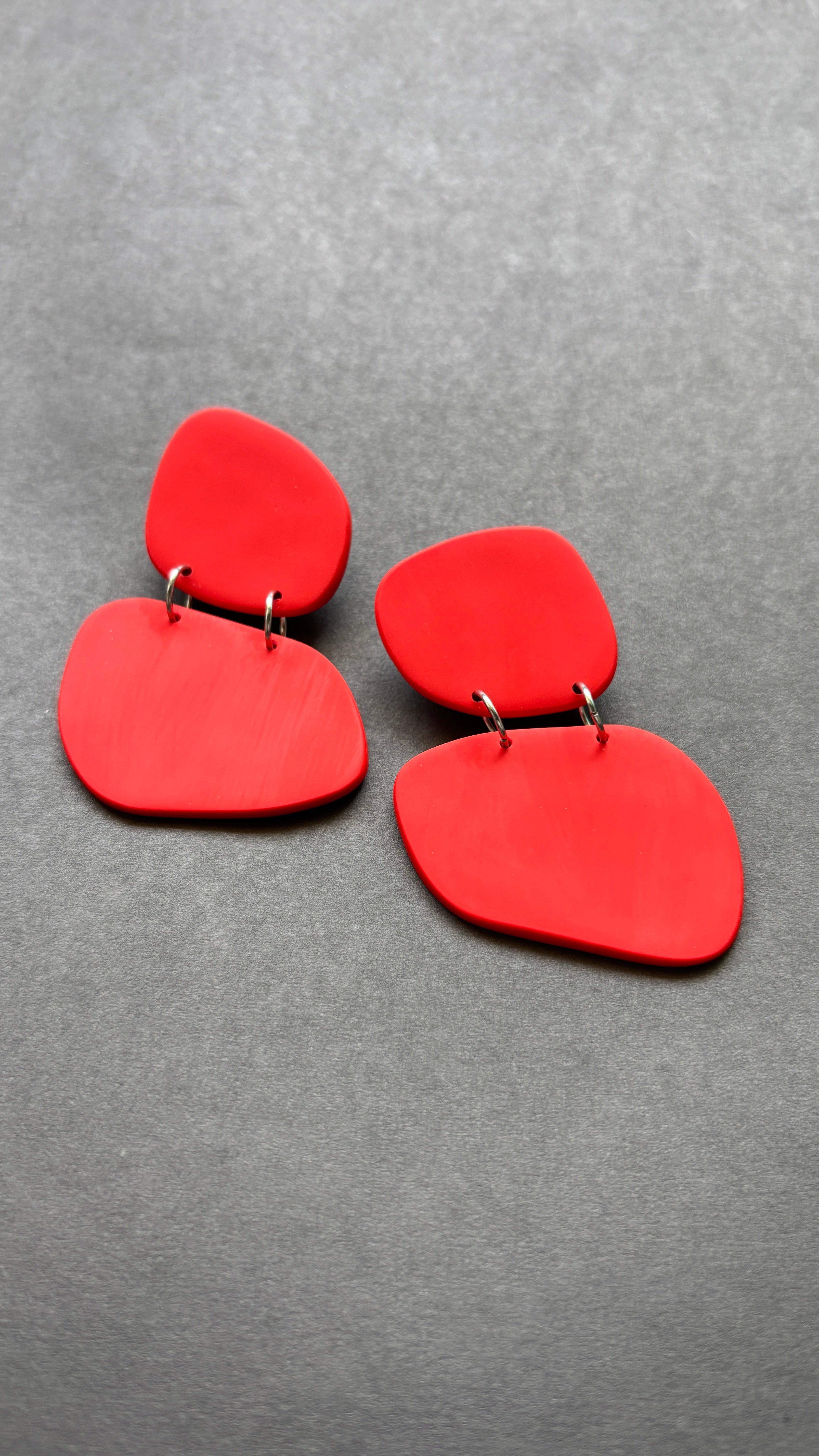 Classic Quads - Red - CiceroniEarringsColoured Ears