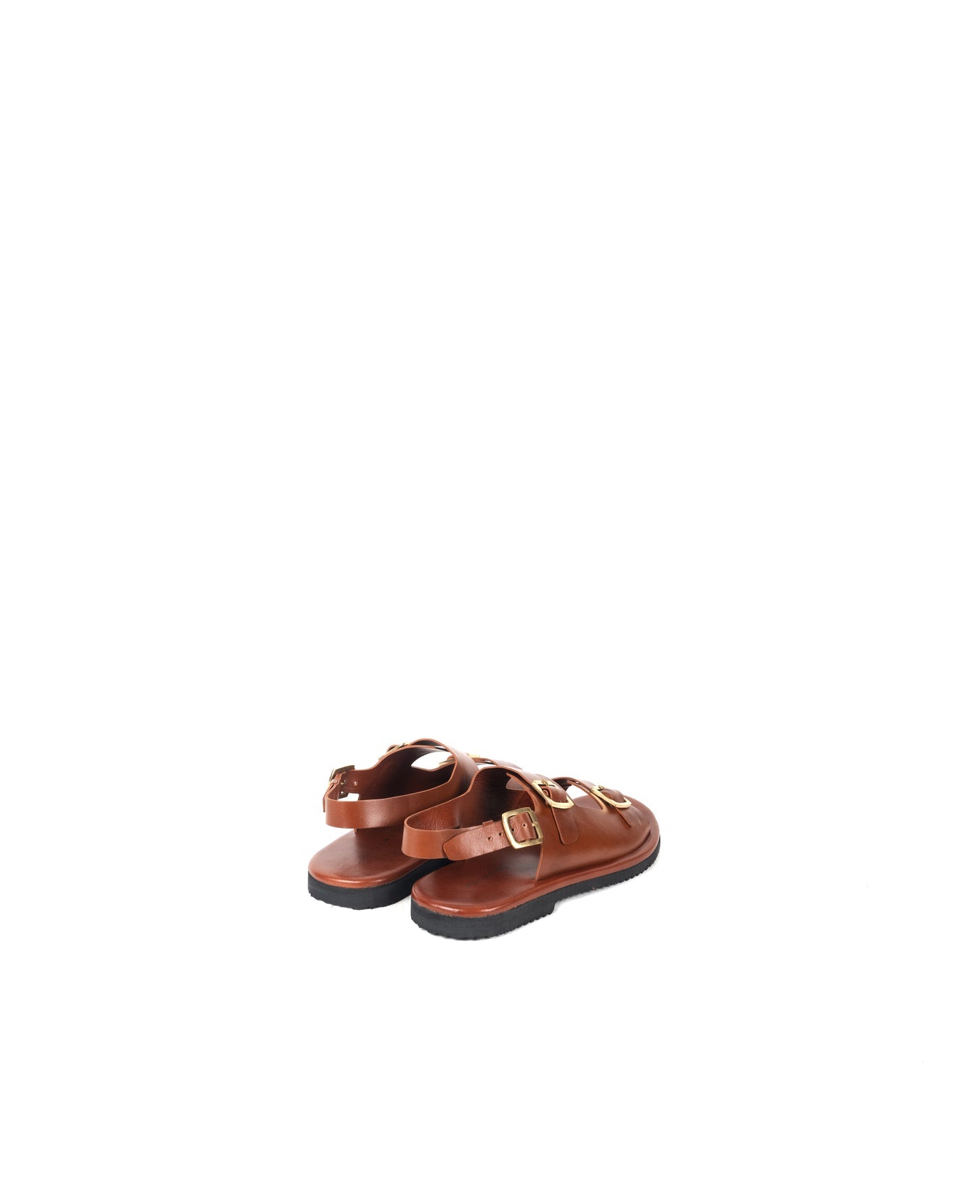 Classic Two Strap Leather Sandals - CiceroniSandalsSlomotion