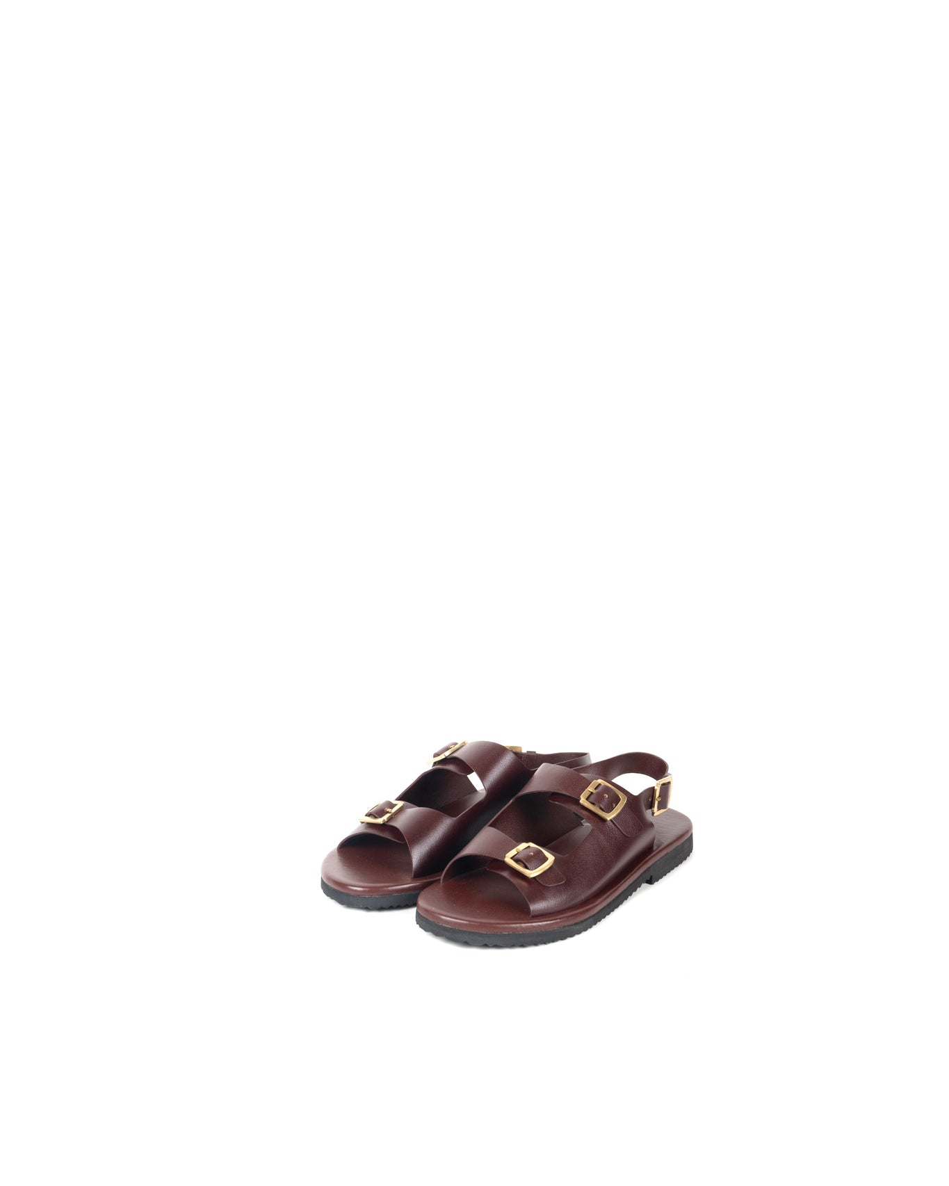 Classic Two Strap Leather Sandals - CiceroniSandalsSlomotion