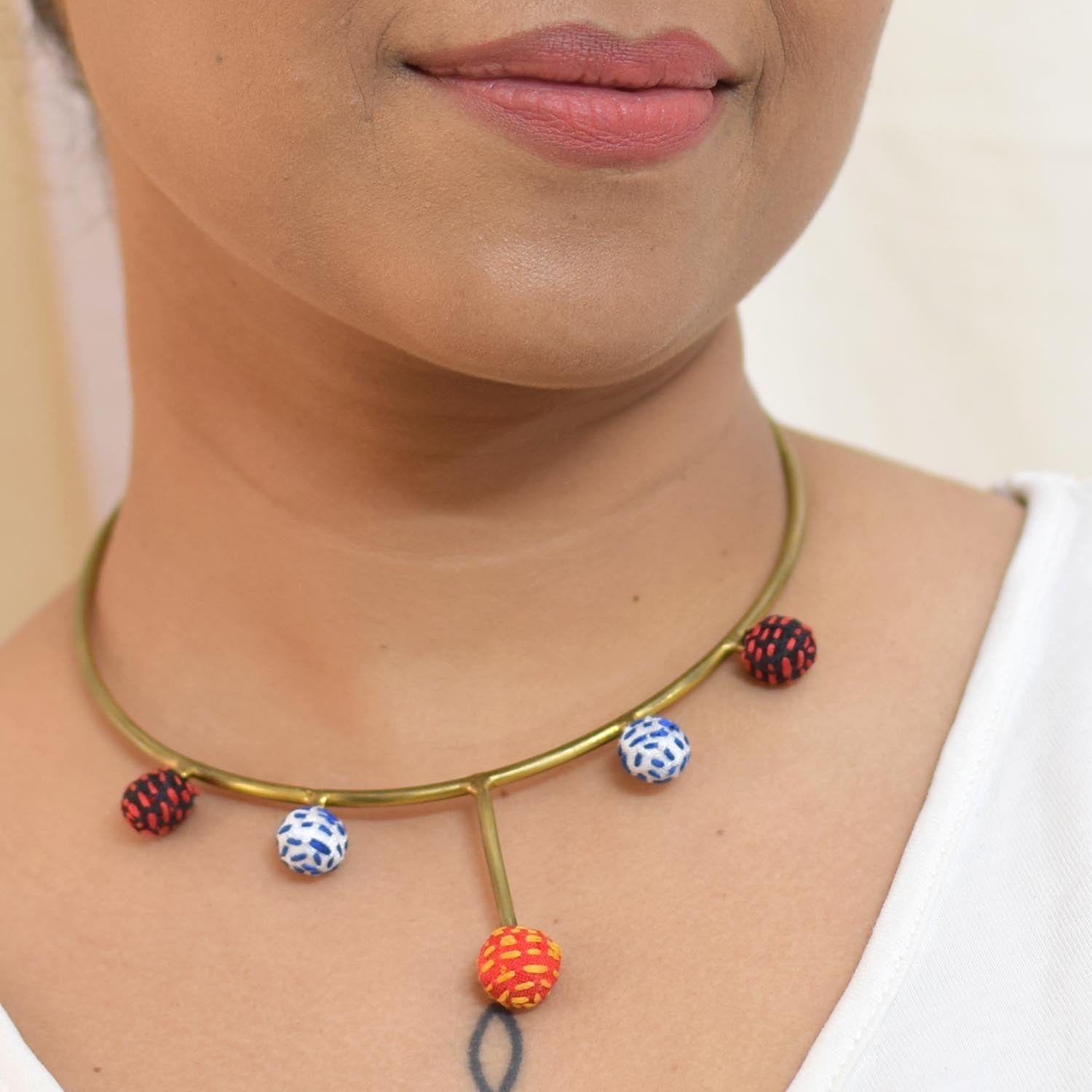 Cleo Neckpiece - Multicolour - CiceroniNeckpiecePaulami