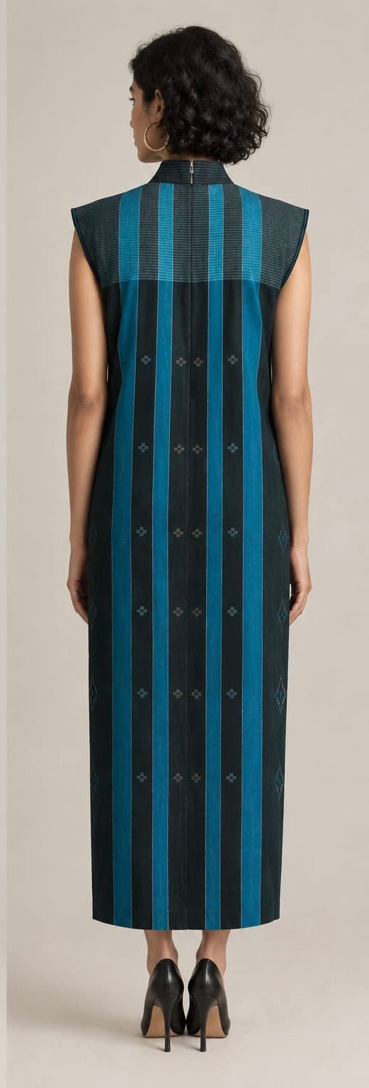 Cleopatra High Neck Dress - CiceroniDressesBhomra