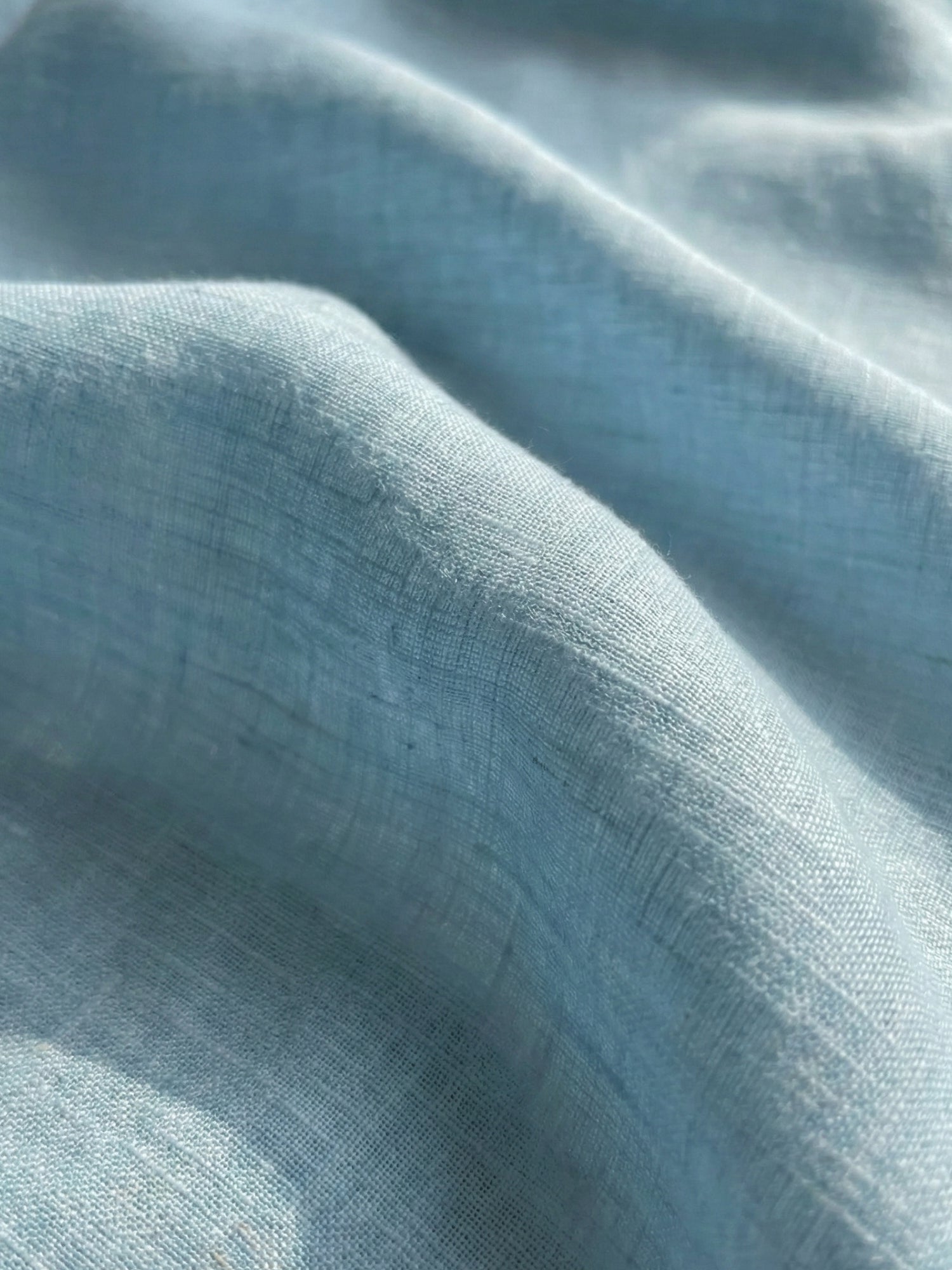 Cloud Blue 100% Pure Linen Button Down Shirt - CiceroniMen Shirtsbhrāta