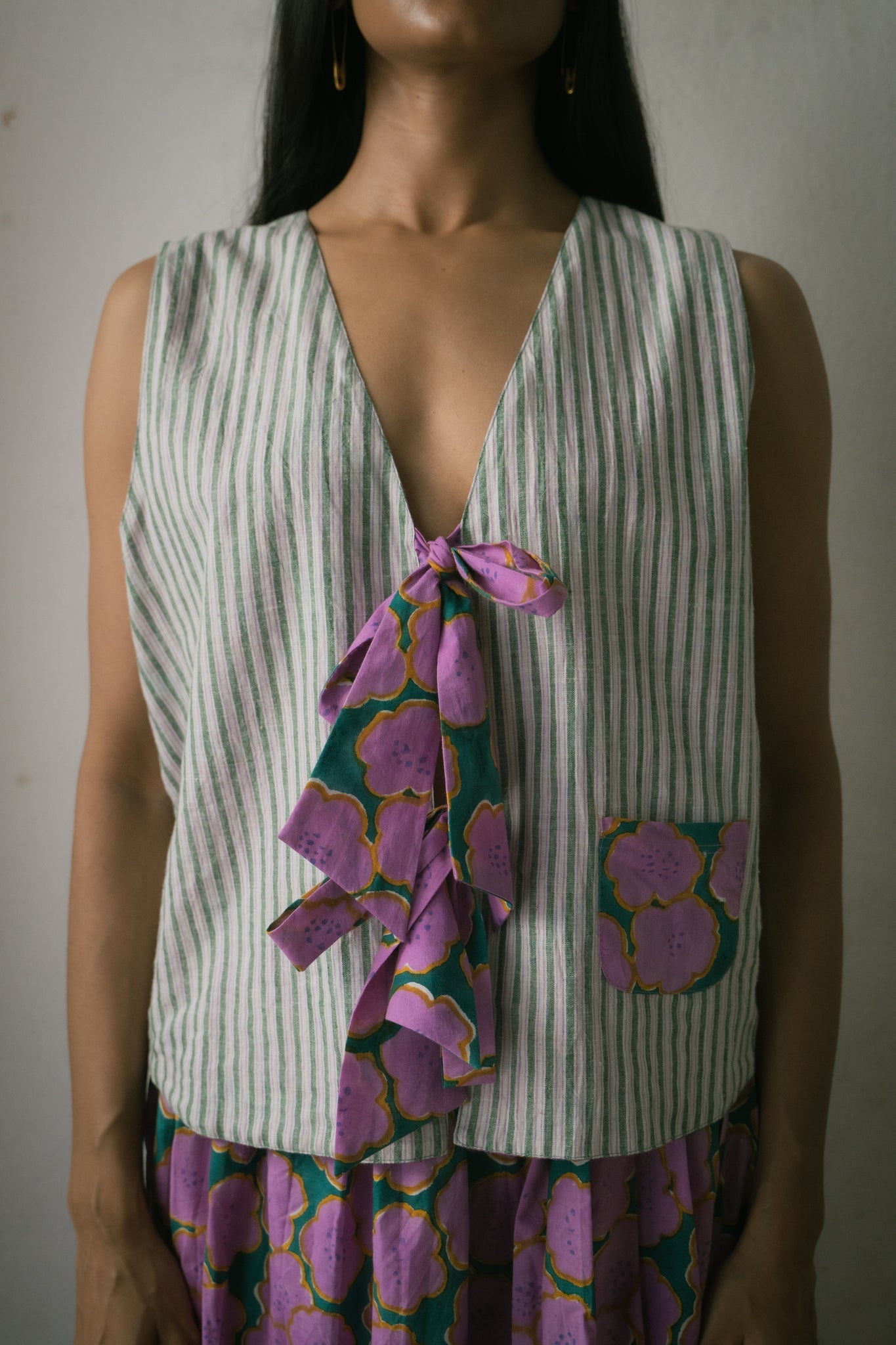 Clover Reversible Waistcoat - CiceroniWaistcoatDeeta