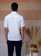 Coastal Charm - Hand Embroidered Unisex Linen Shirt - CiceroniShirtsCultura Studio