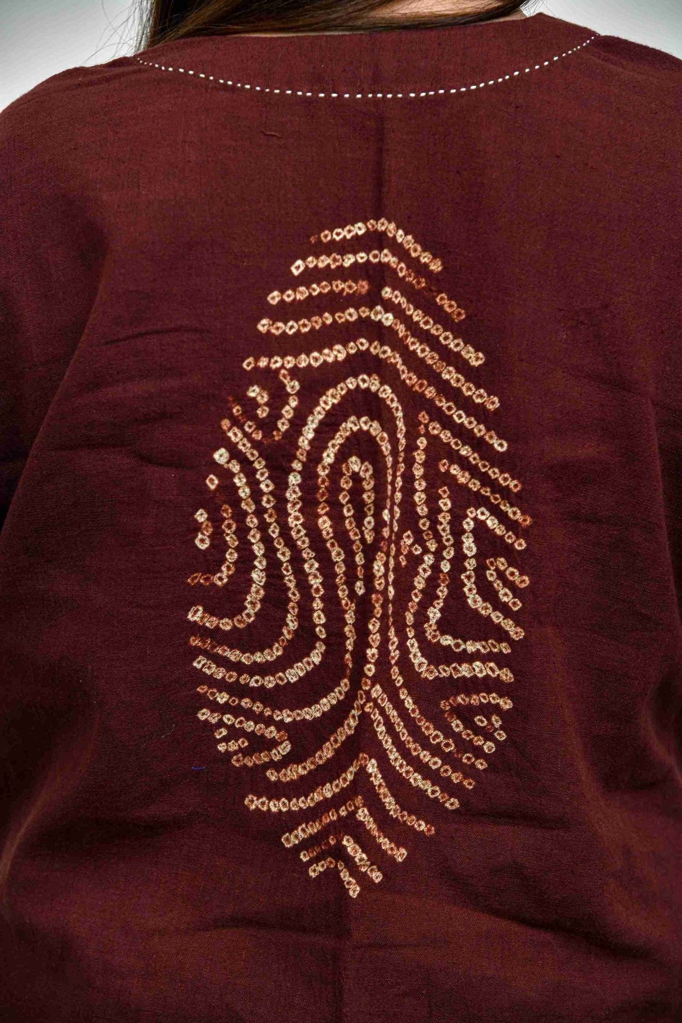 Cocoa Fingerprint Top - CiceroniTopsYD Aashiya