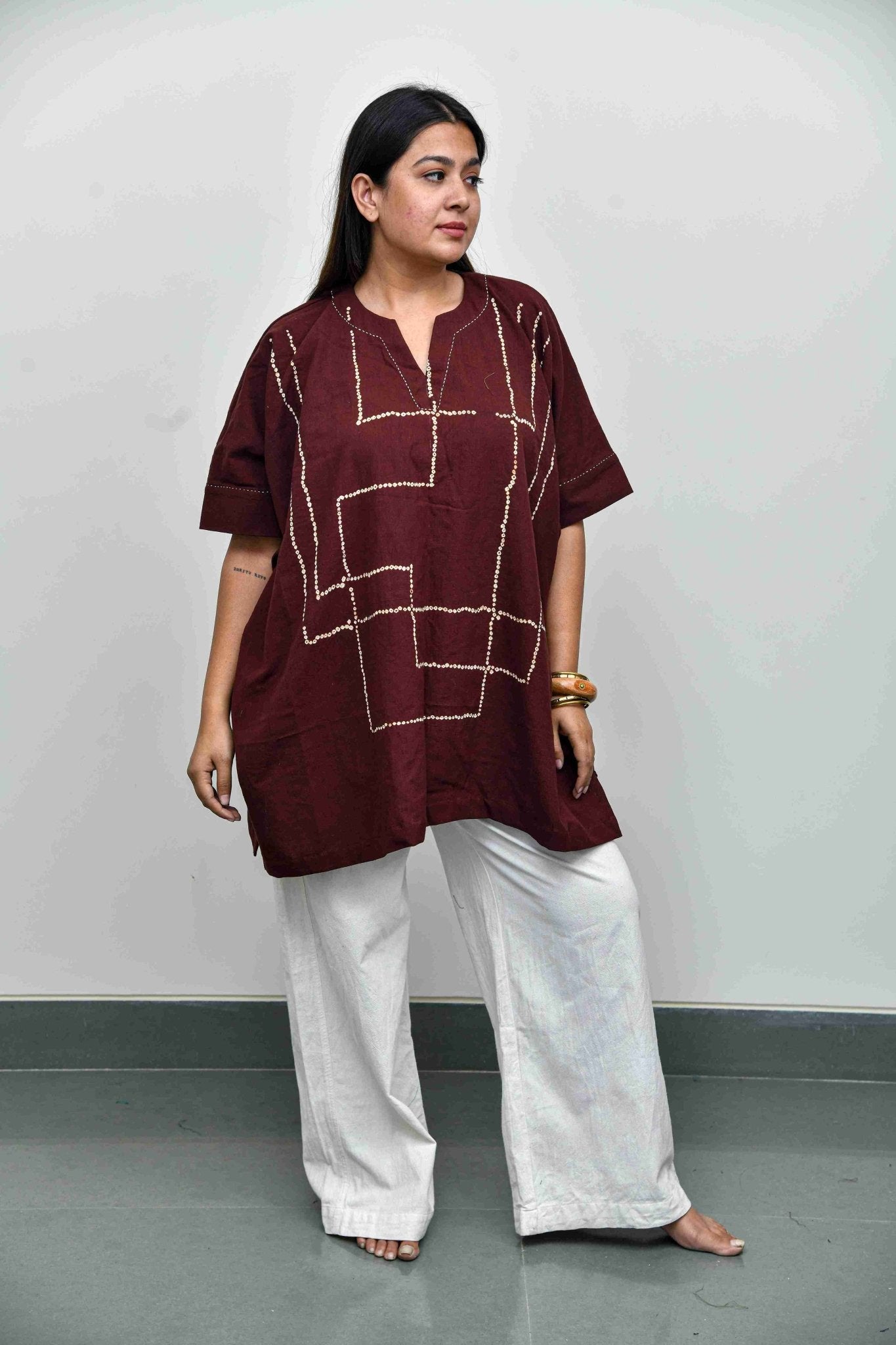 Cocoa QR Code Top - CiceroniTopsYD Aashiya