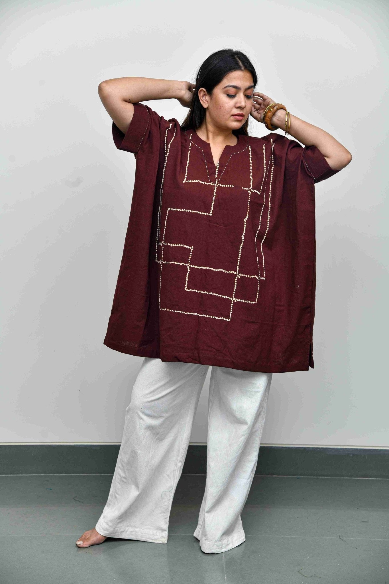 Cocoa QR Code Top - CiceroniTopsYD Aashiya