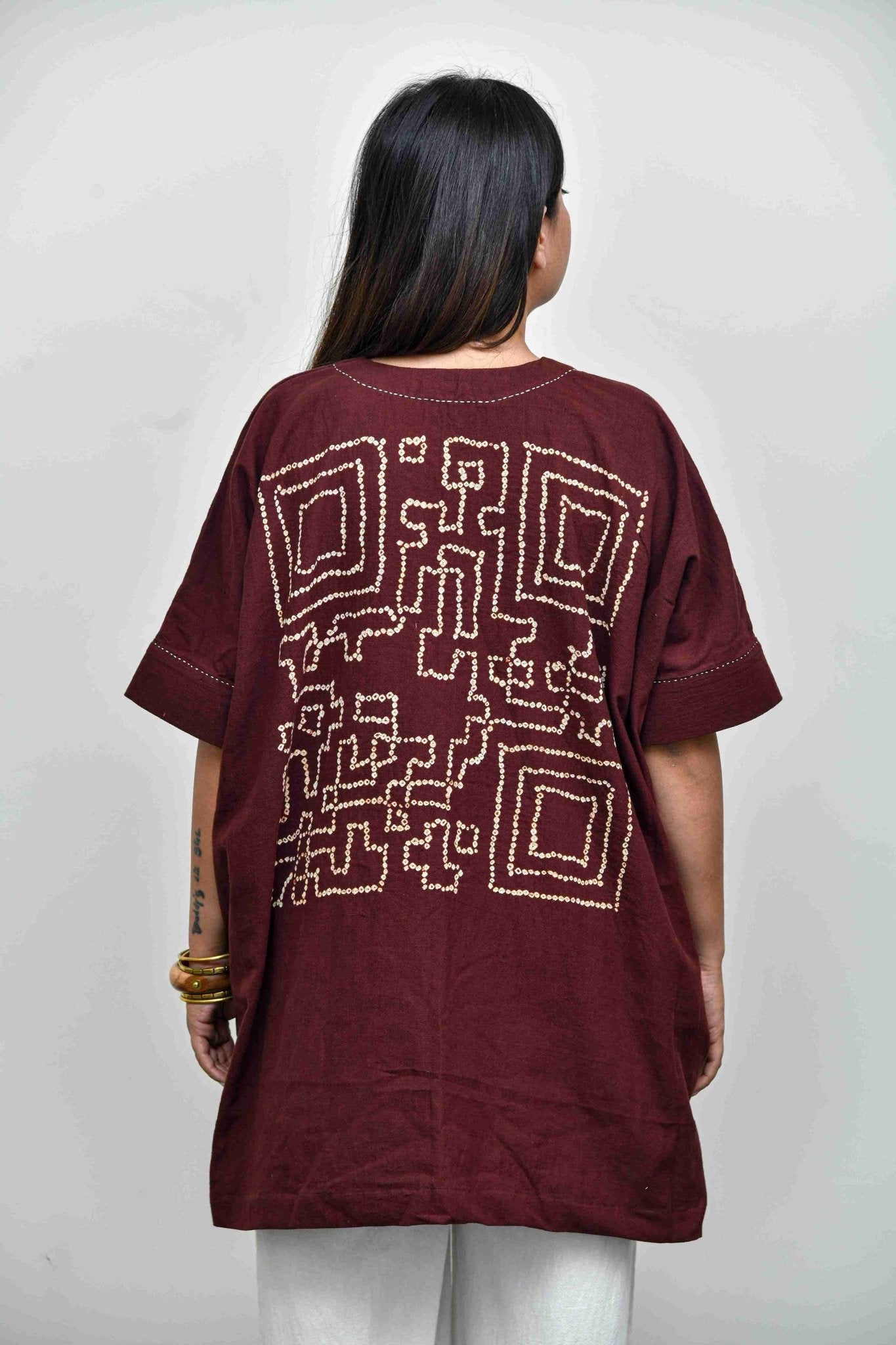 Cocoa QR Code Top - CiceroniTopsYD Aashiya