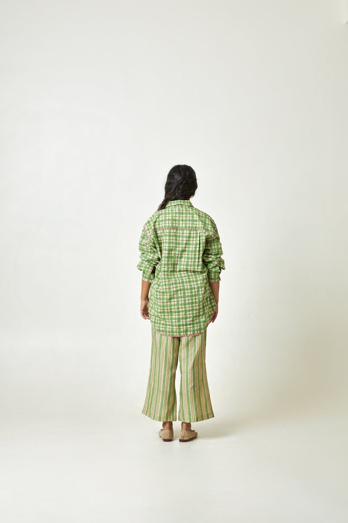 Coconut Grove Block Printed Shirt - CiceroniShirtPants and Pajamas
