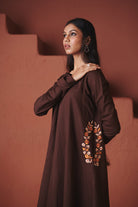 Coffee Co - Linen Embroidered Pocket Kurta Set - CiceroniKurta Set, Everyday WearSaphed