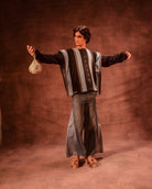 Color Block Godet Pants - CiceroniPantsAnam Husain