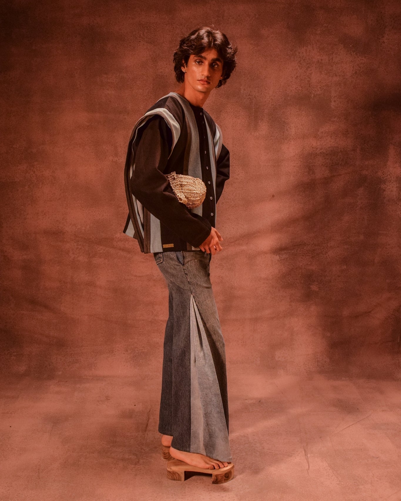 Color Block Godet Pants - CiceroniPantsAnam Husain