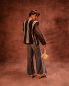 Color Block Godet Pants - CiceroniPantsAnam Husain