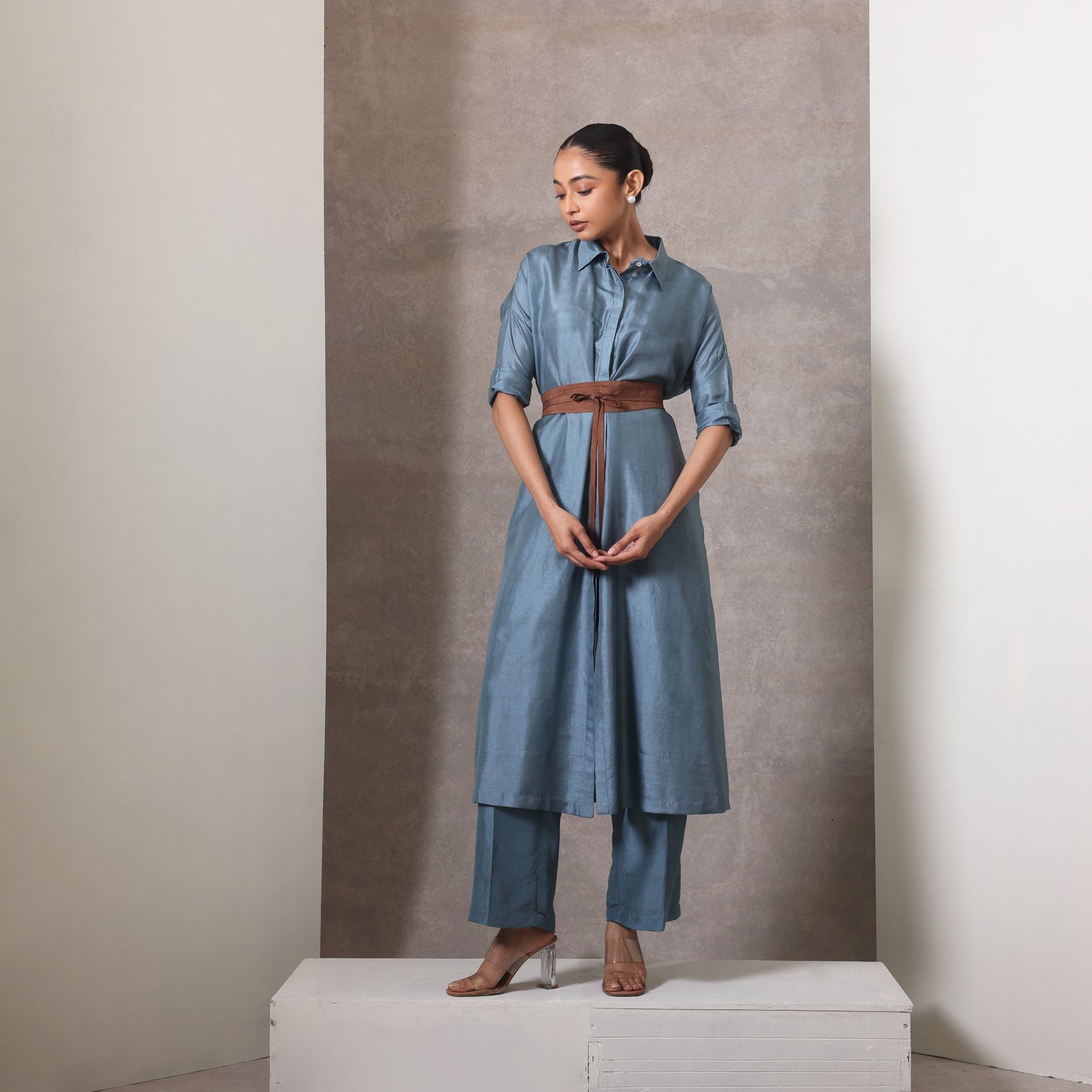Coloumn Shirt Set - CiceroniCo - ord SetChokhi Chorri