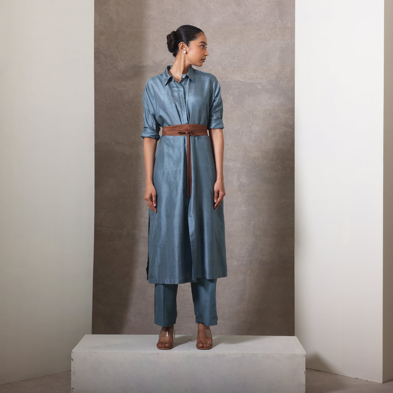 Coloumn Shirt Set - CiceroniCo - ord SetChokhi Chorri