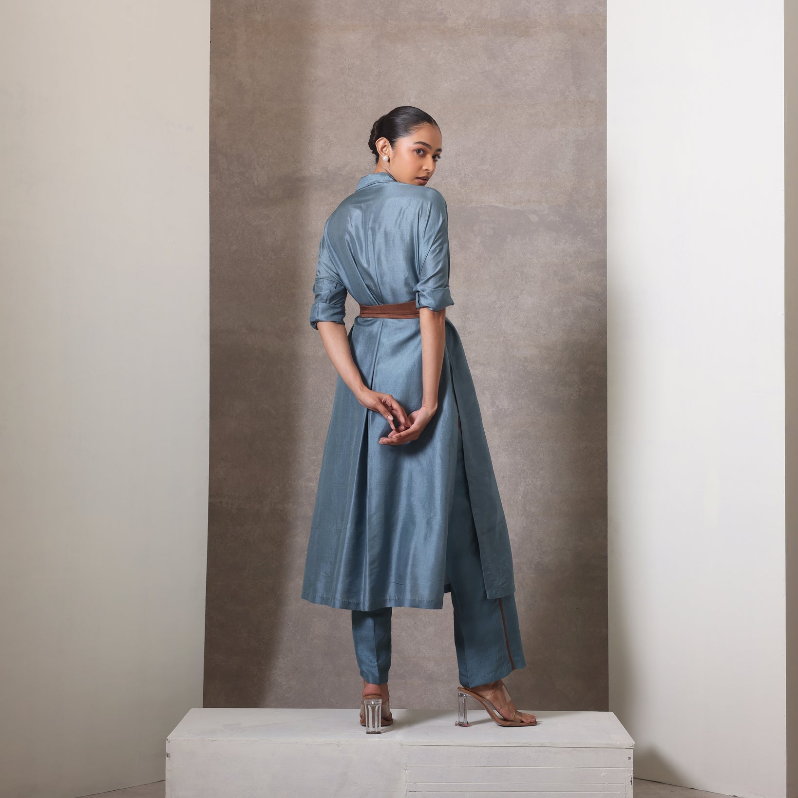 Coloumn Shirt Set - CiceroniCo - ord SetChokhi Chorri