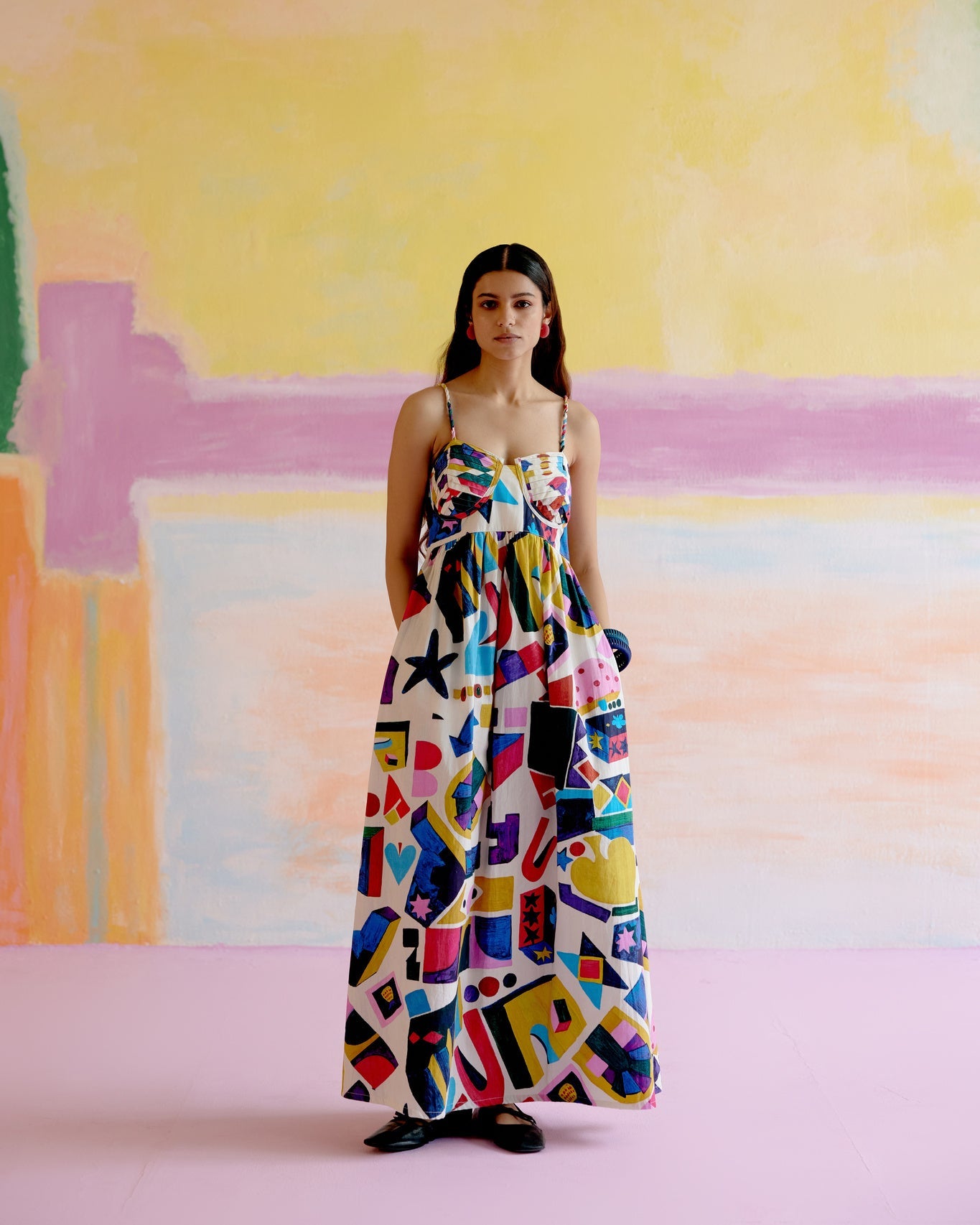 Como Maxi Dress in Arcade Print - CiceroniDressesHappi Space