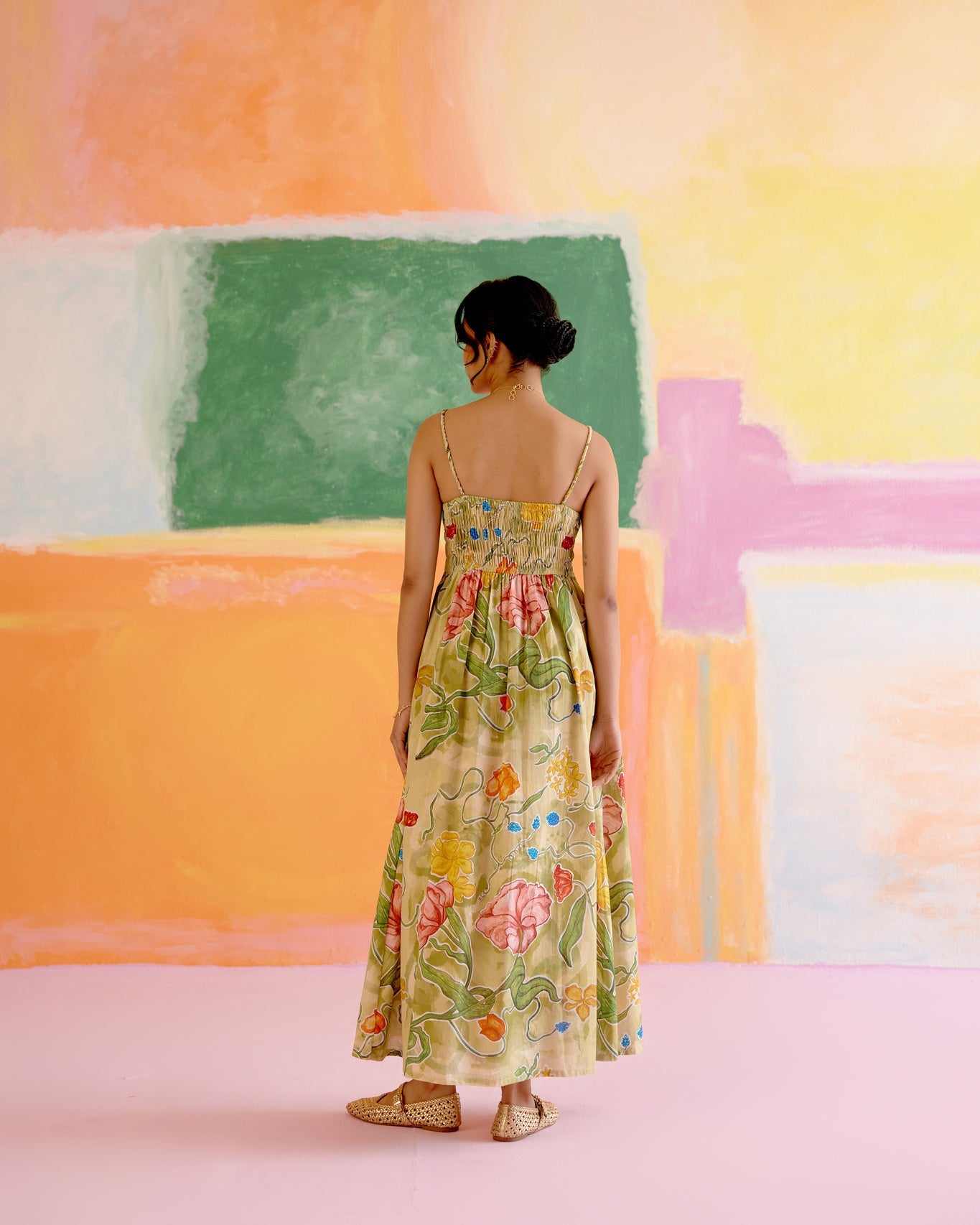 Como Maxi Dress in Le Jardin Print - CiceroniDressesHappi Space