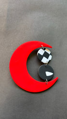 Contemporary Moon - CiceroniEarringsColoured Ears