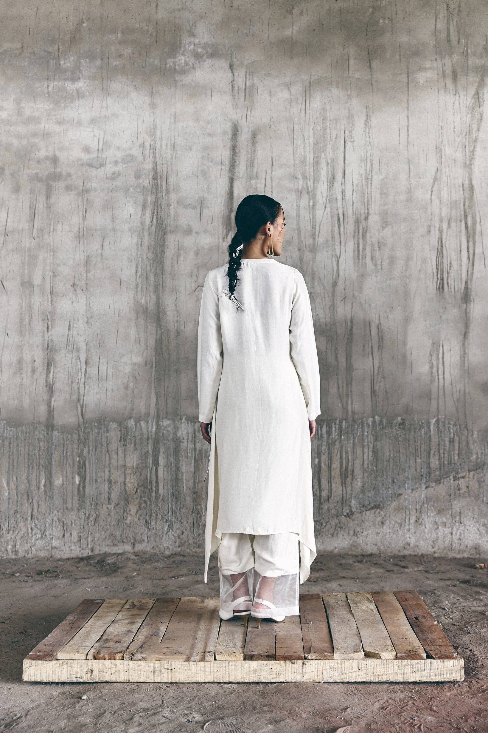 Contour Kurta with Mist Trousers - CiceroniKurta Set, Festive WearATBW
