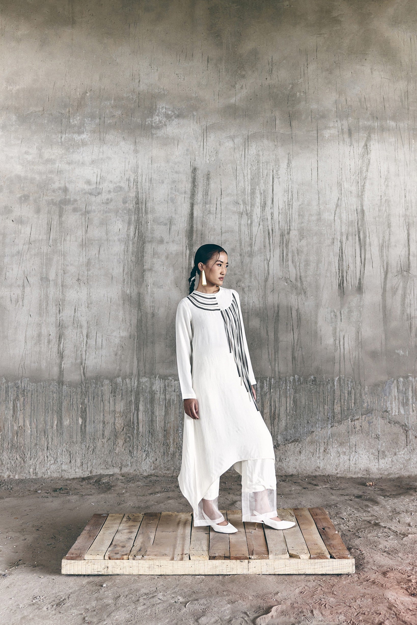 Contour Kurta with Mist Trousers - CiceroniKurta Set, Festive WearATBW