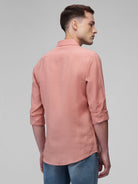 Coral Peach 100% Linen Classic Shirt - CiceroniMen Shirtsbhrāta